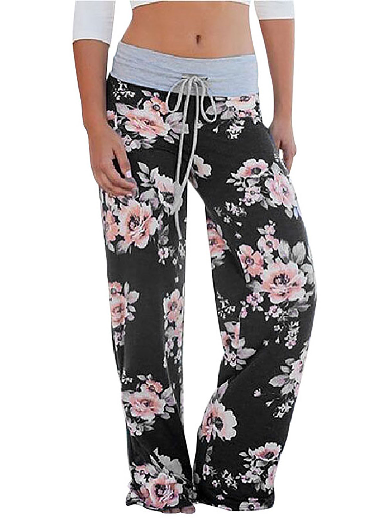 Goiwiejhg Women Stretch Waist Pants Plush Warm Pants Girl Pants Casual House Pants Pajama Pants Plus Size Pants